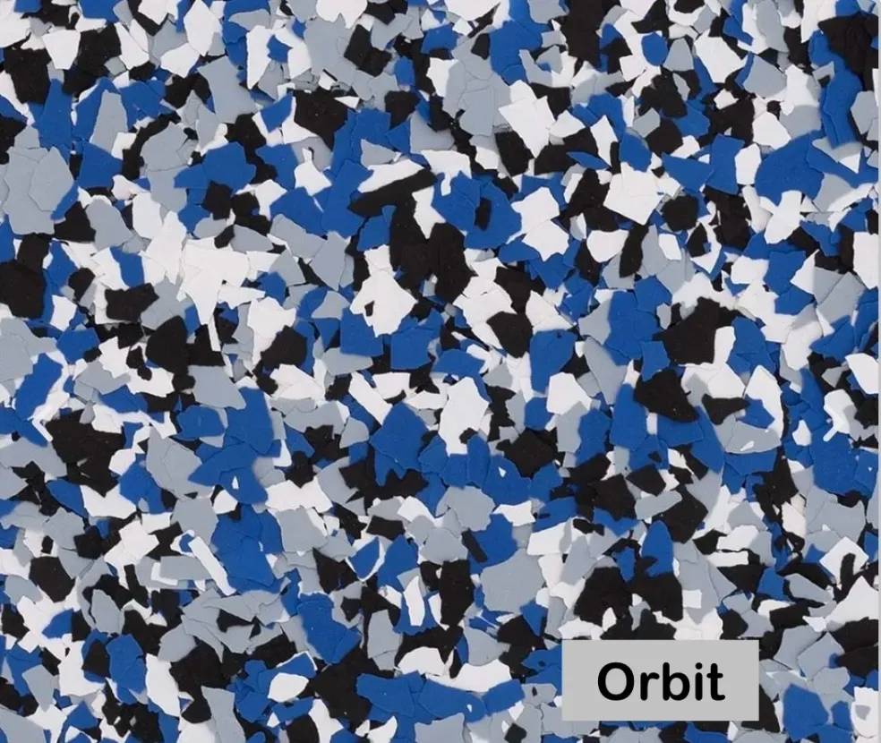 Orbit flake color blend