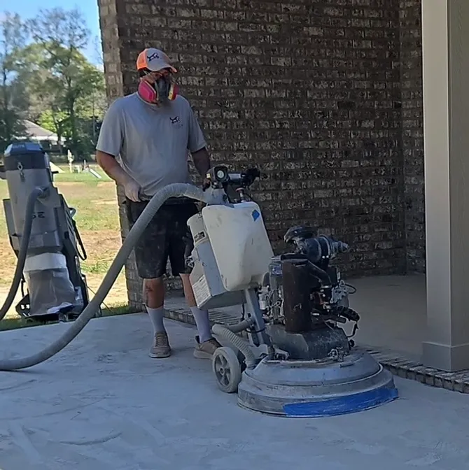 Diamond grinding during surface preparation