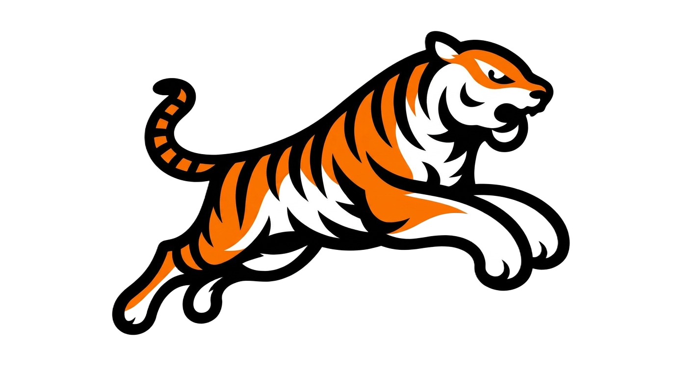 Harris Premier Concrete Coatings tiger logo